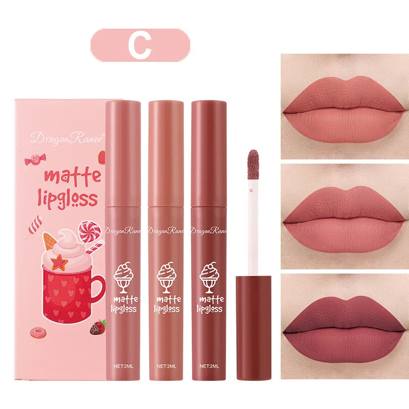 Brilho Labial Dragon Ranee Kit com 3